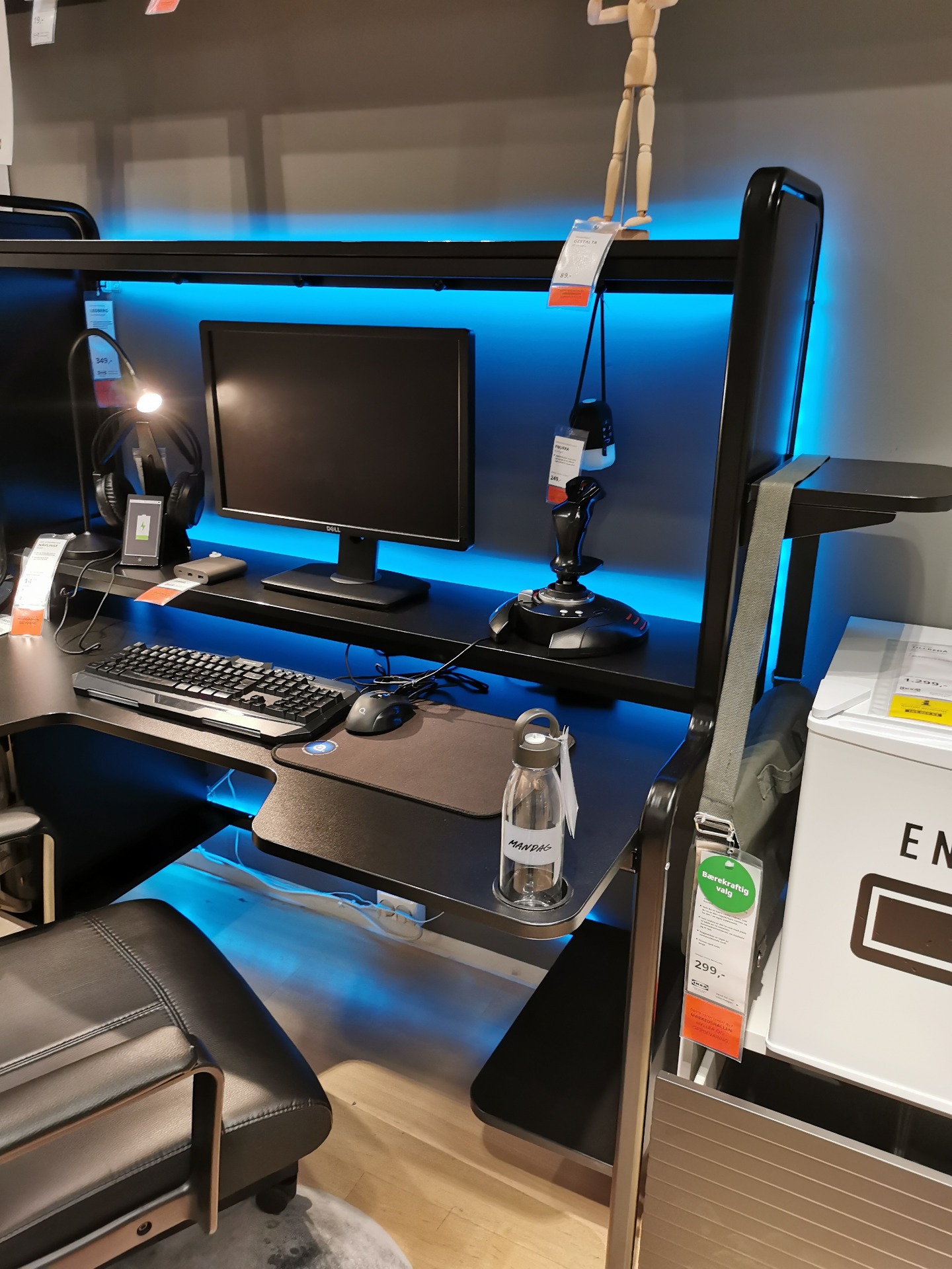 Gaming desk Fredde IKEA